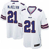 Nike Men & Women & Youth Bills #21 McKelvin White Team Color Game Jersey,baseball caps,new era cap wholesale,wholesale hats